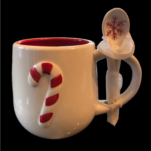 Merry Makers Candy Cane mug & spoon set - Picture 1 of 5